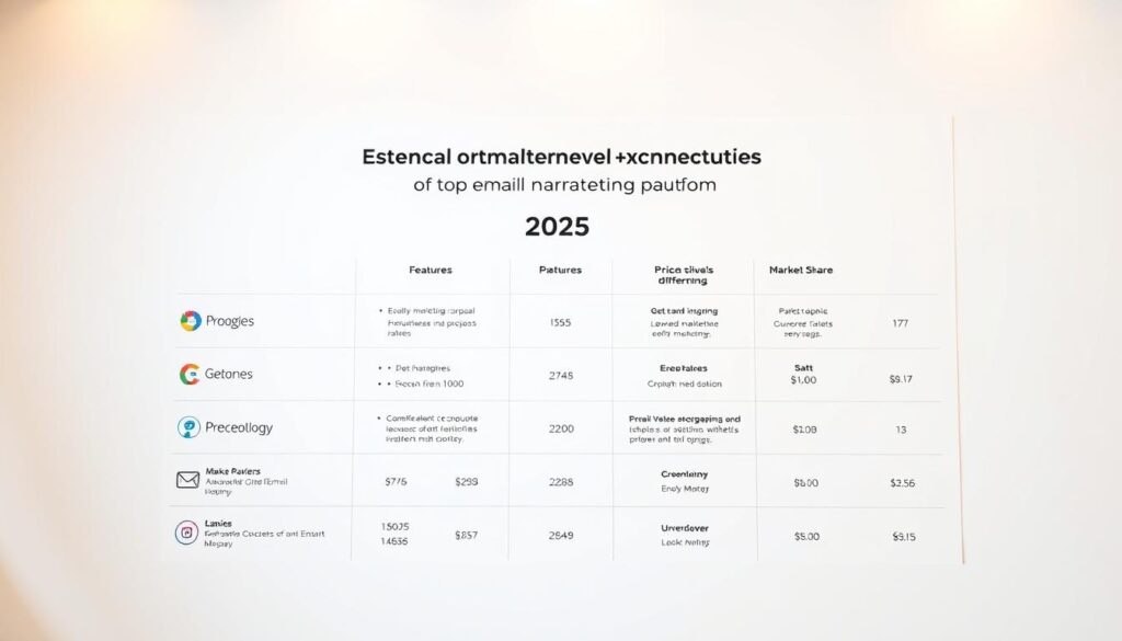Email marketing platforms comparison 2025